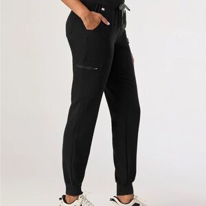 Black Women's scrub  Jogger Pants